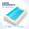 ALMOHADA CERVICAL PREMIUM - GEL + MEMORY FOAM