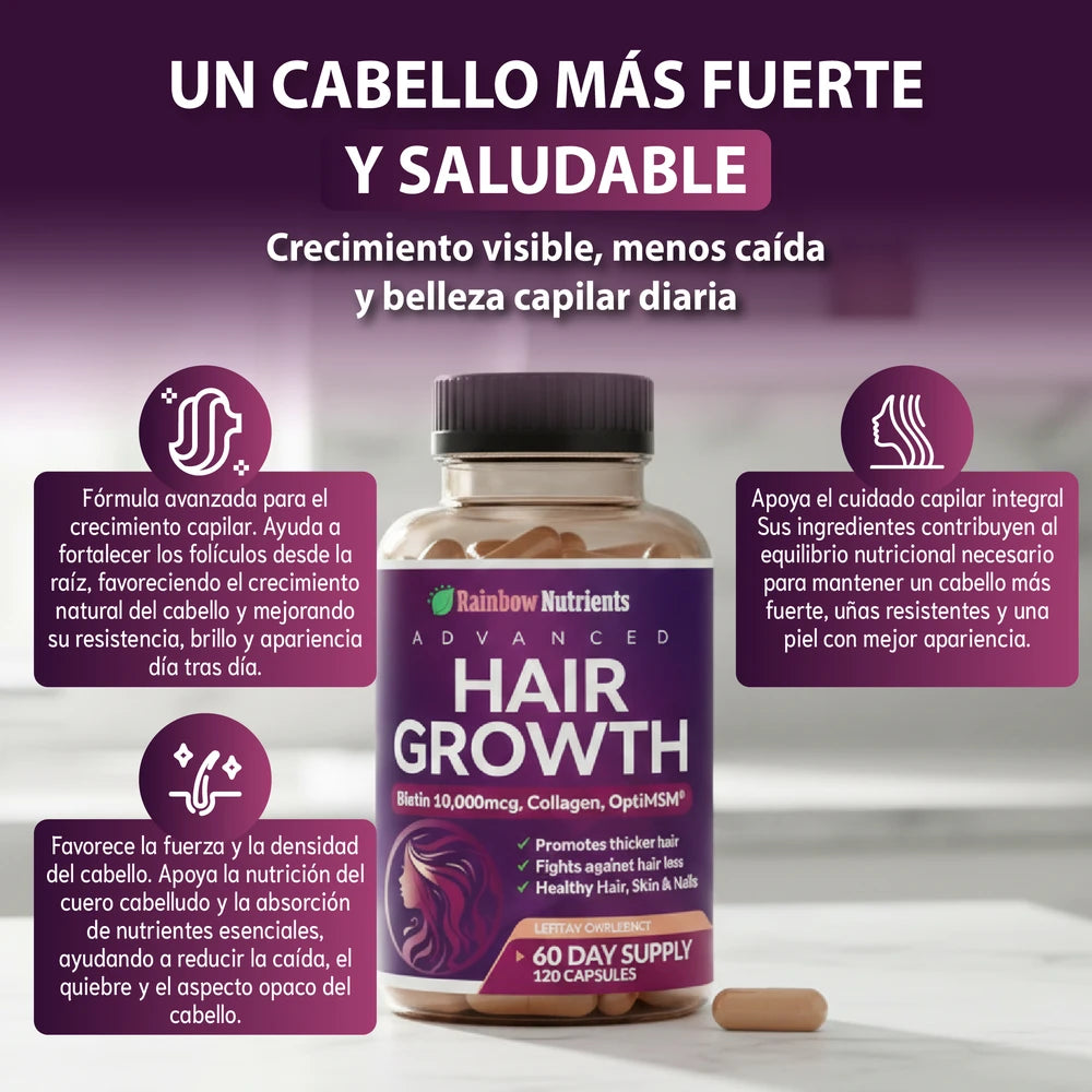 Hair Growth - Tratamiento Multivitamínico Capilar