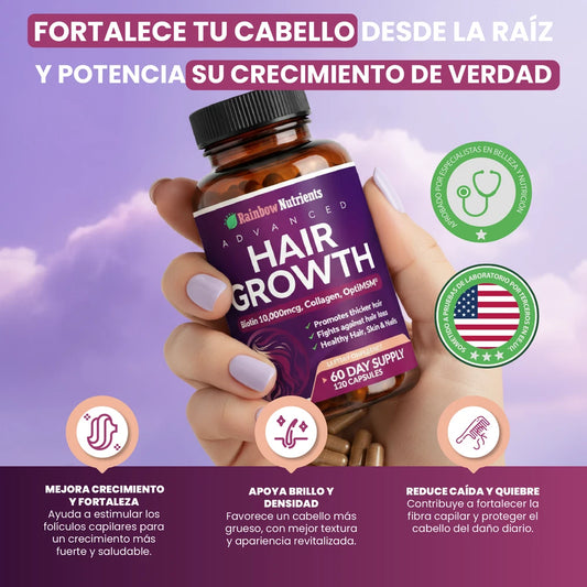Hair Growth - Tratamiento Multivitamínico Capilar