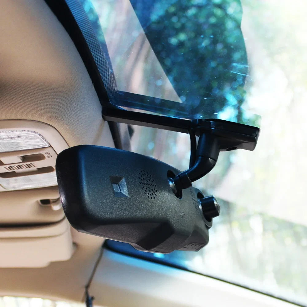 Espejo retrovisor con cámara dual