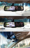 Espejo retrovisor con cámara dual