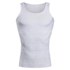 Faja compresiva masculina blanca