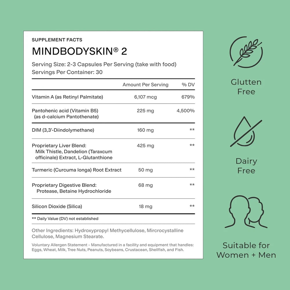 CLEARSTEM Suplemento para Akné Hormonal Mindbodyskin