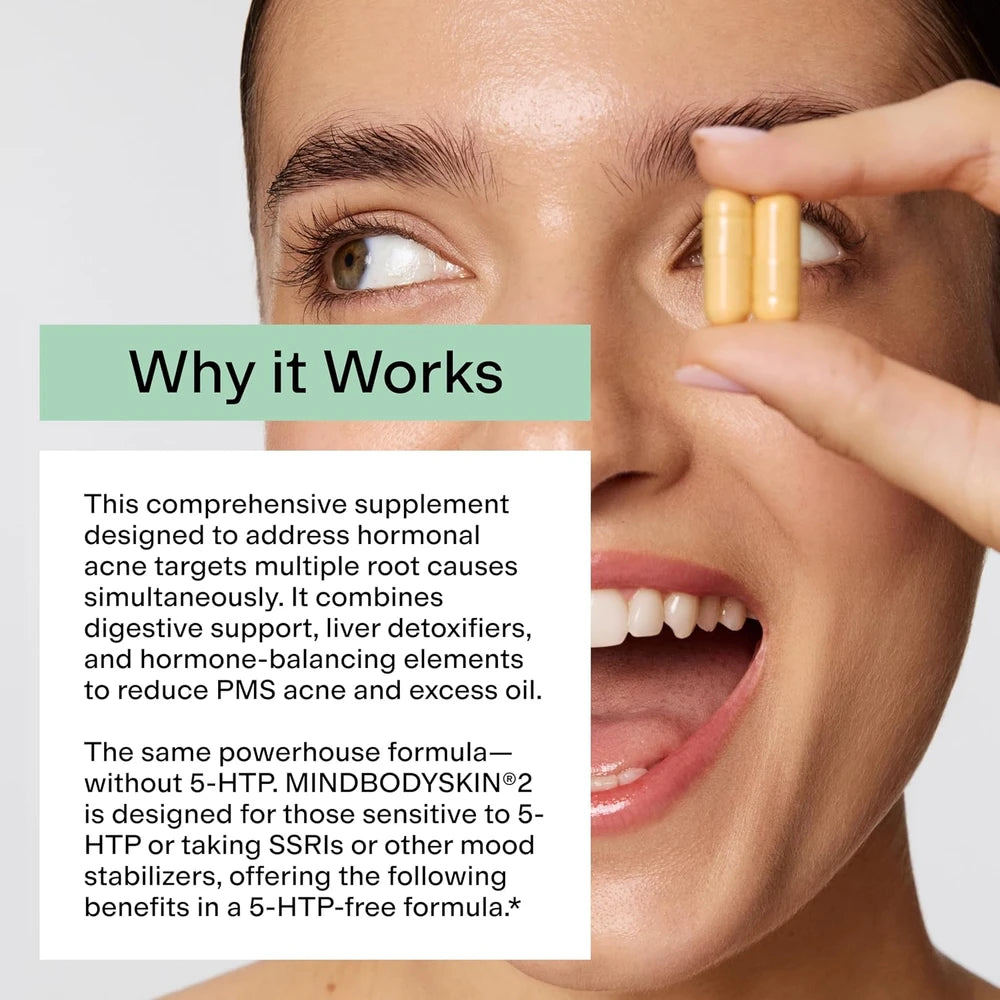 CLEARSTEM Suplemento para Akné Hormonal Mindbodyskin