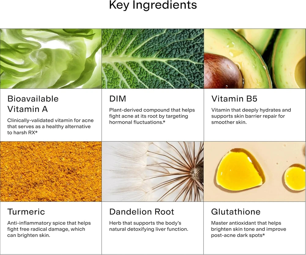 CLEARSTEM Suplemento para Akné Hormonal Mindbodyskin