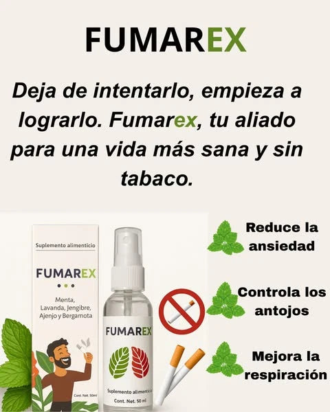 Fumarex Spray Antiansiedad para Dejar de Fumar