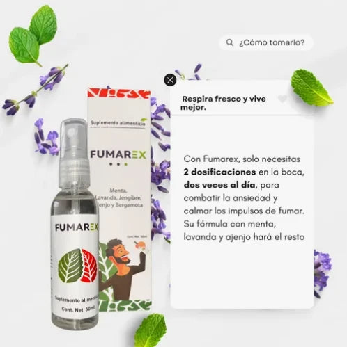 Fumarex Spray Antiansiedad para Dejar de Fumar