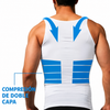 Faja compresiva masculina blanca