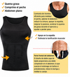 Faja compresiva masculina blanca