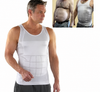 Faja compresiva masculina blanca