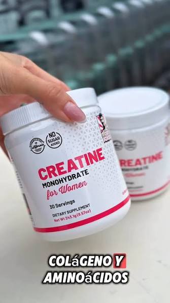Creatina Monohidratada Para Mujer Old School